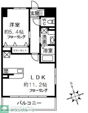 パークアレー川口の物件間取画像